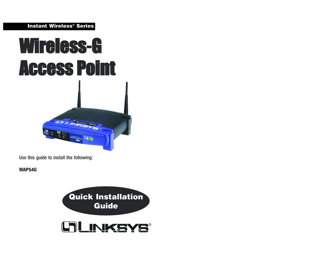D-Link WAP54G manual Wireless-G Access Point 