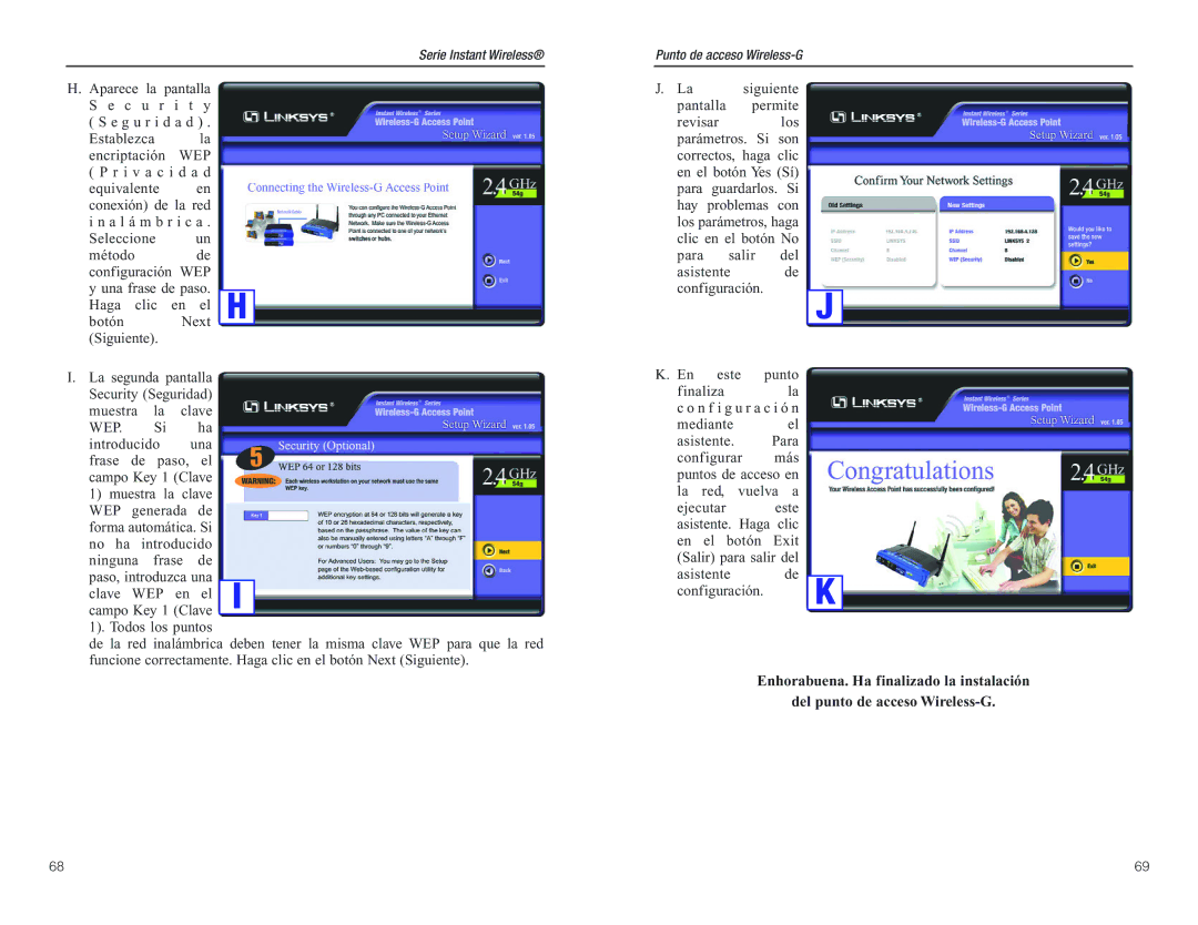 D-Link WAP54G manual Siguiente 