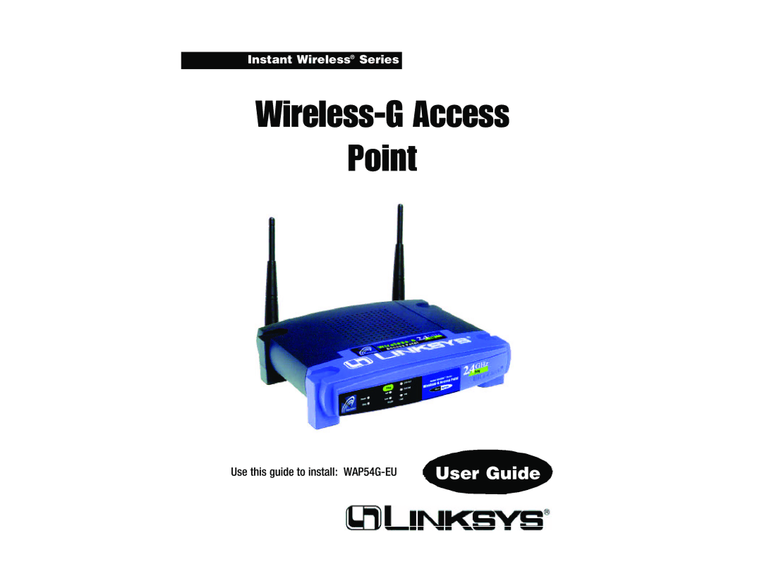 D-Link WAP54G manual Wireless-G Access Point 