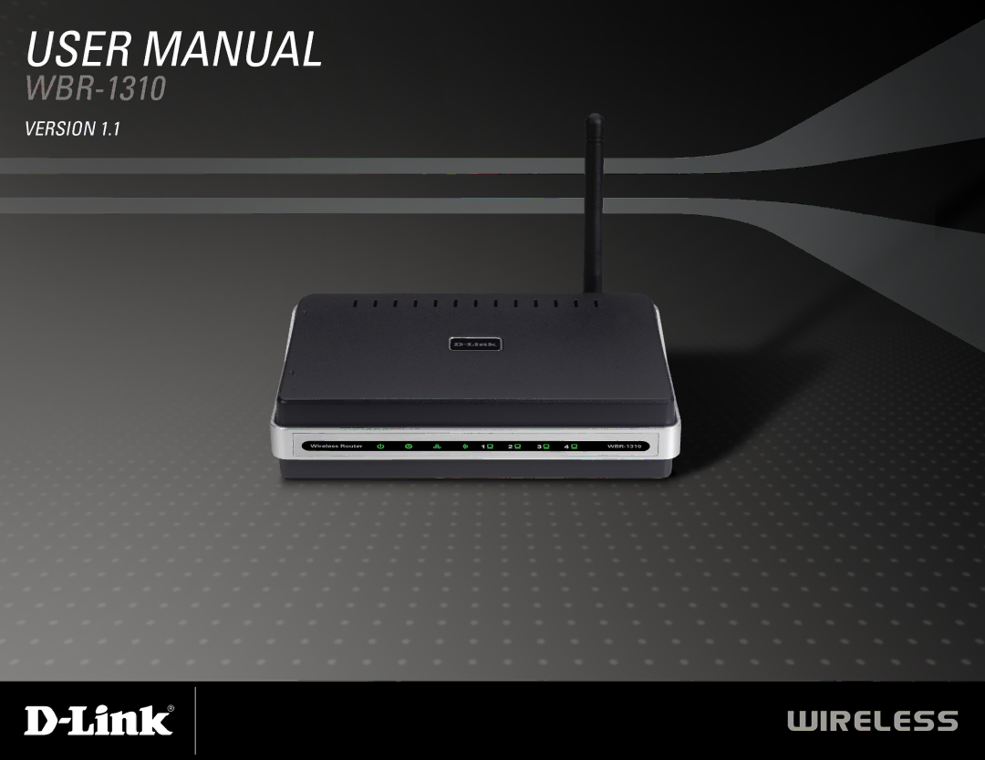 D-Link WBR-1310 manual 