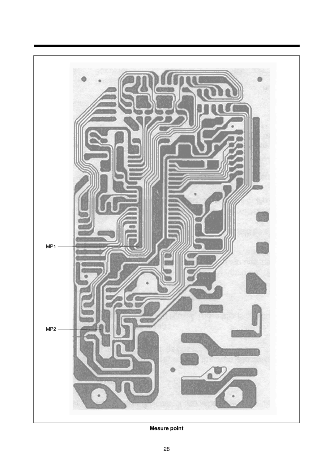 Daewoo 181GOA0A manual Mesure point 