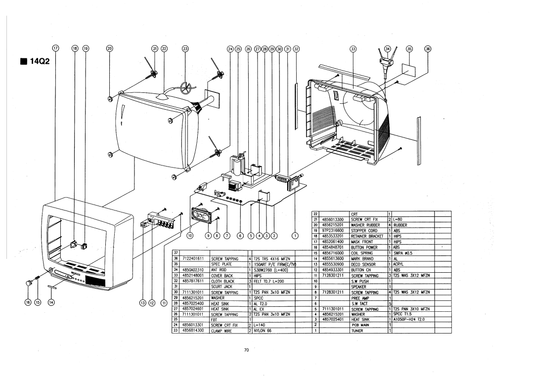 Daewoo 14T1, 21Q2, 21Q1, 14T2, 21Q4, 14Q2, 20Q1, 14Q1, 21T2, 20Q3, 20T2, 21T1, 14Q3, 20Q2, 20T1 service manual 