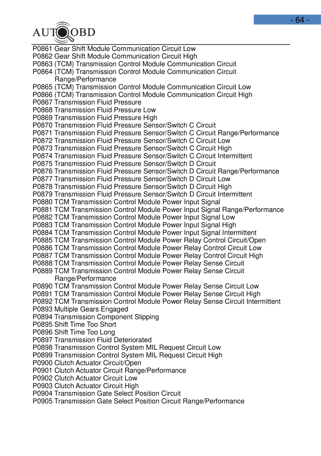 Daewoo AD100 user manual 