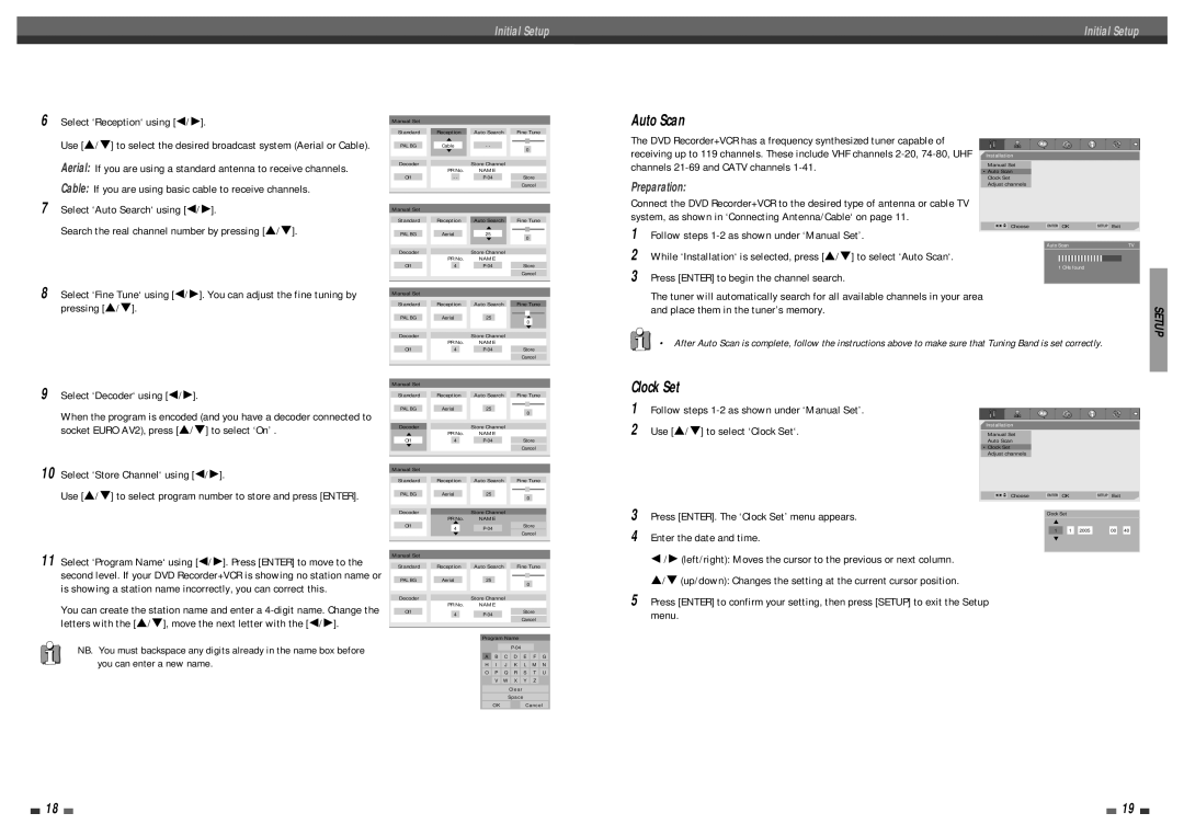 Daewoo DF-4501P user manual Enter the date and time 