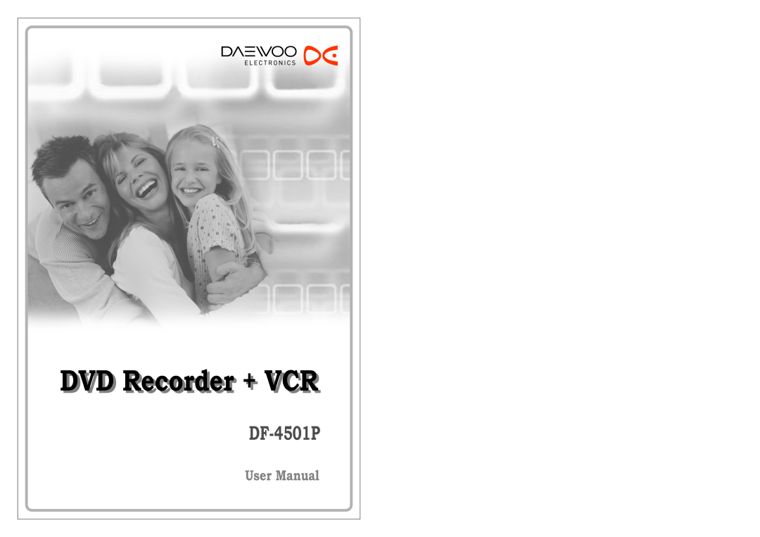 Daewoo DF-4501P user manual DVD Recorder + VCR, User Manual 