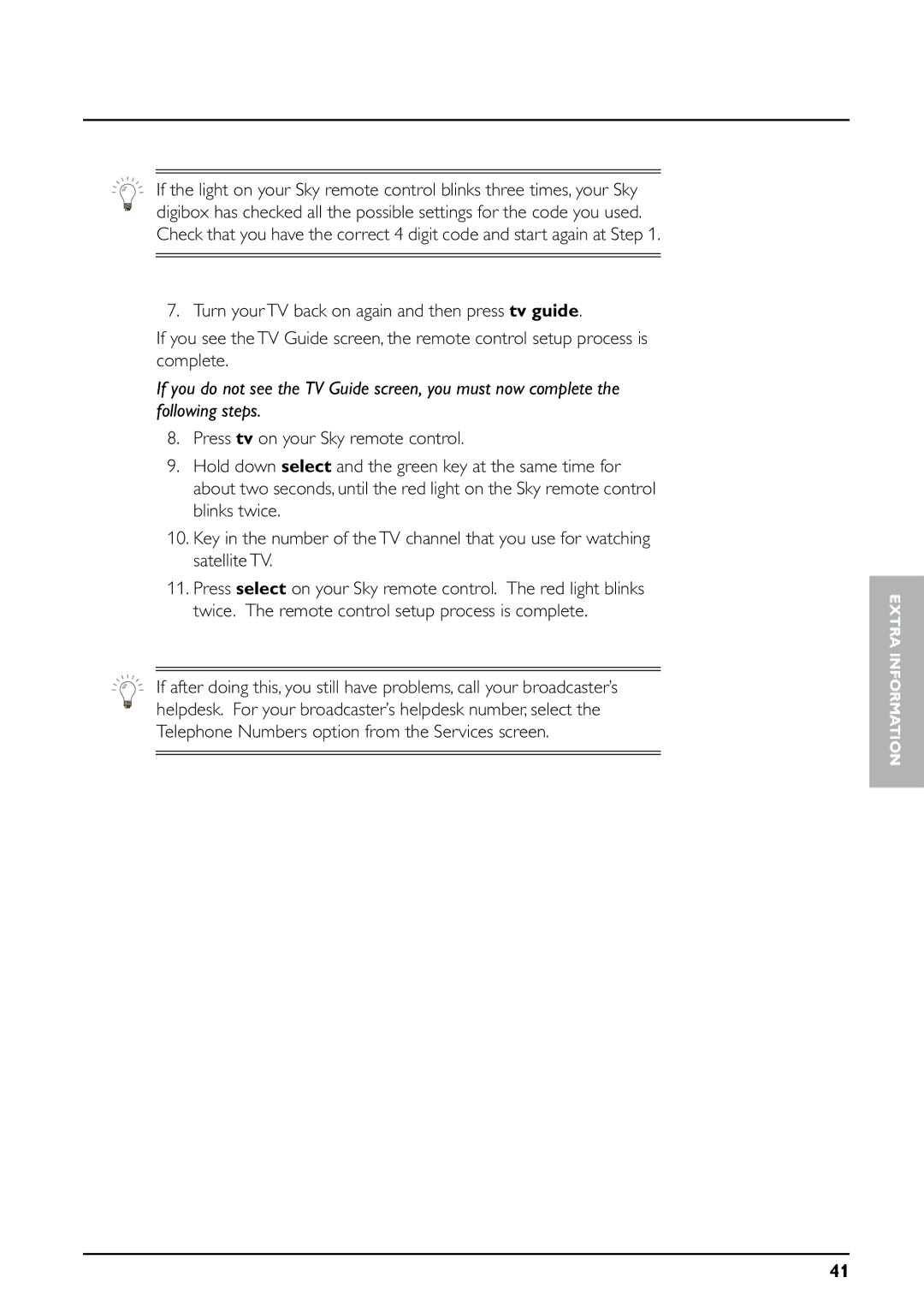 Daewoo digibox manual Extra Information 