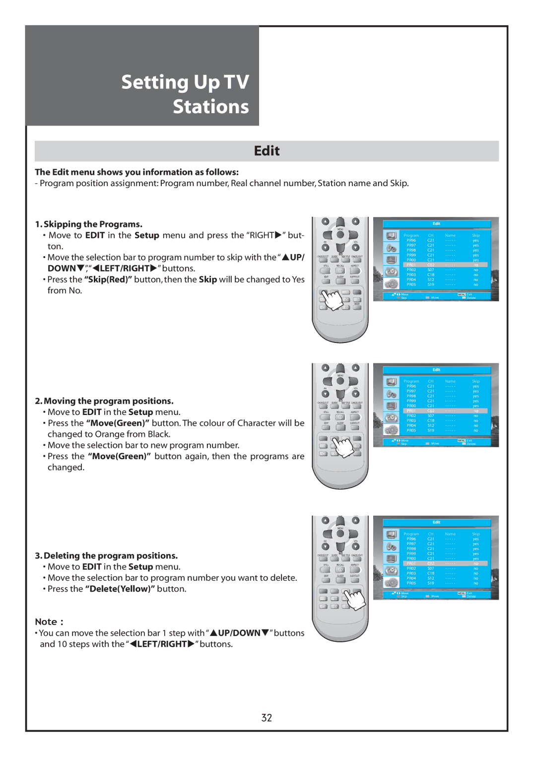 Daewoo DLT-26C2, DLT-26C3, DLT-32C1, DLT-32C2, DLT-32C3, DLT-37C3 instruction manual Edit 