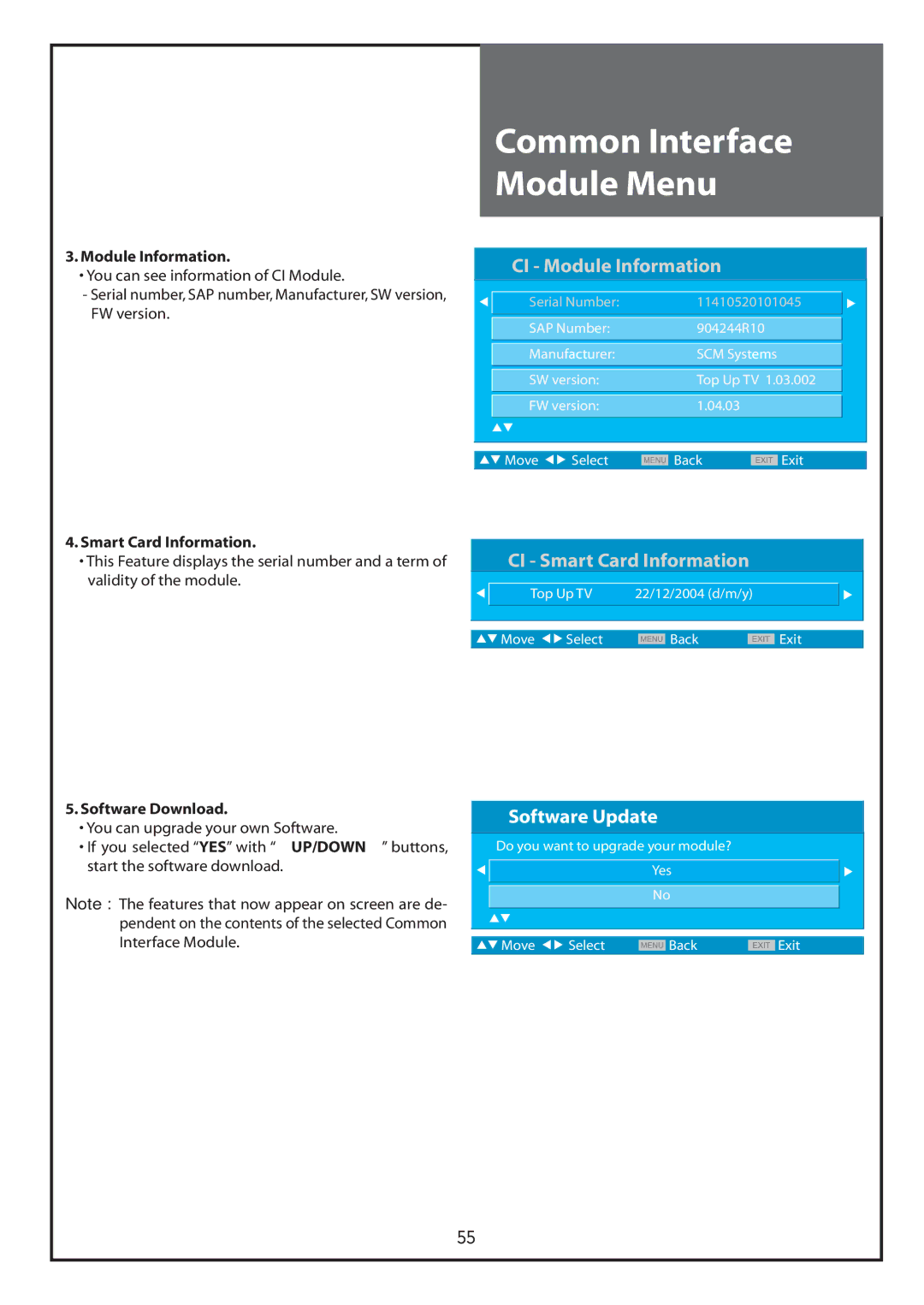 Daewoo DLT-26C2, DLT-26C3, DLT-32C1, DLT-32C2, DLT-32C3, DLT-37C3 instruction manual Software Update 