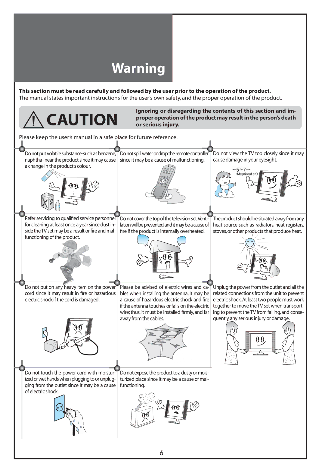 Daewoo DLT-32C7, DLT-37C7, DLT-32C5, DLT-32C6 instruction manual 