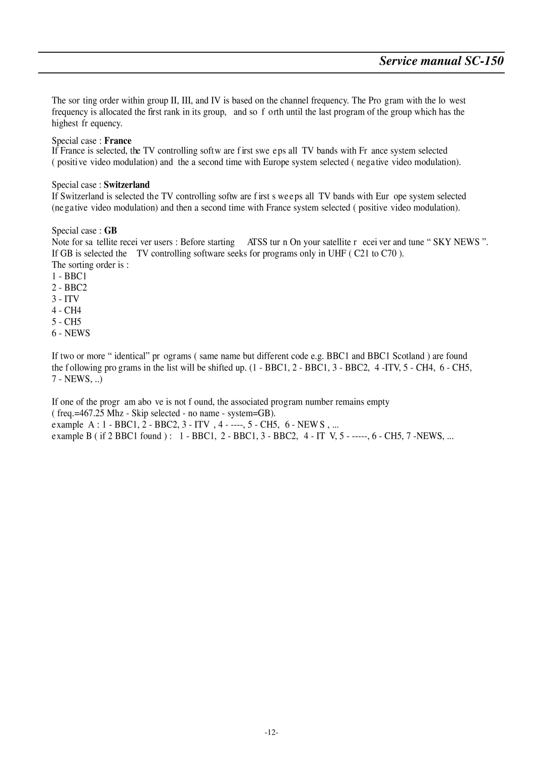 Daewoo DSC-3220E/3220L service manual Itv 