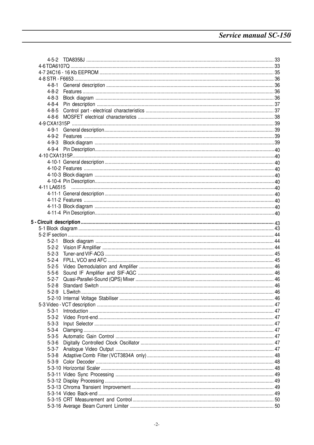 Daewoo DSC-3220E/3220L service manual General description 