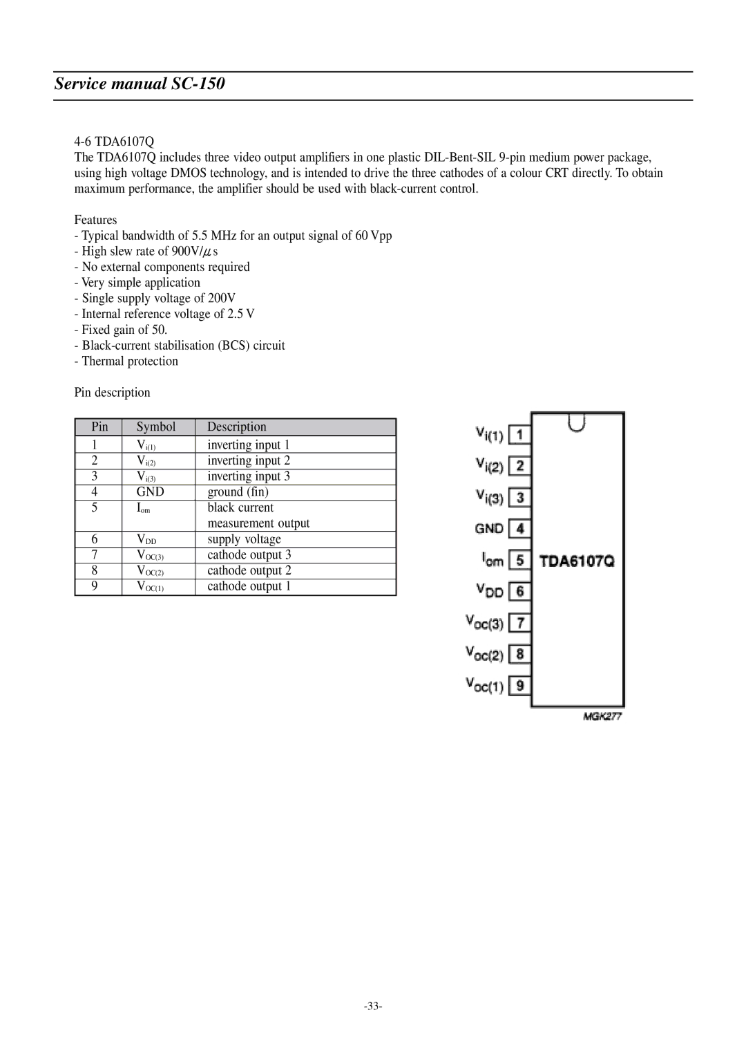 Daewoo DSC-3220E/3220L service manual Gnd 