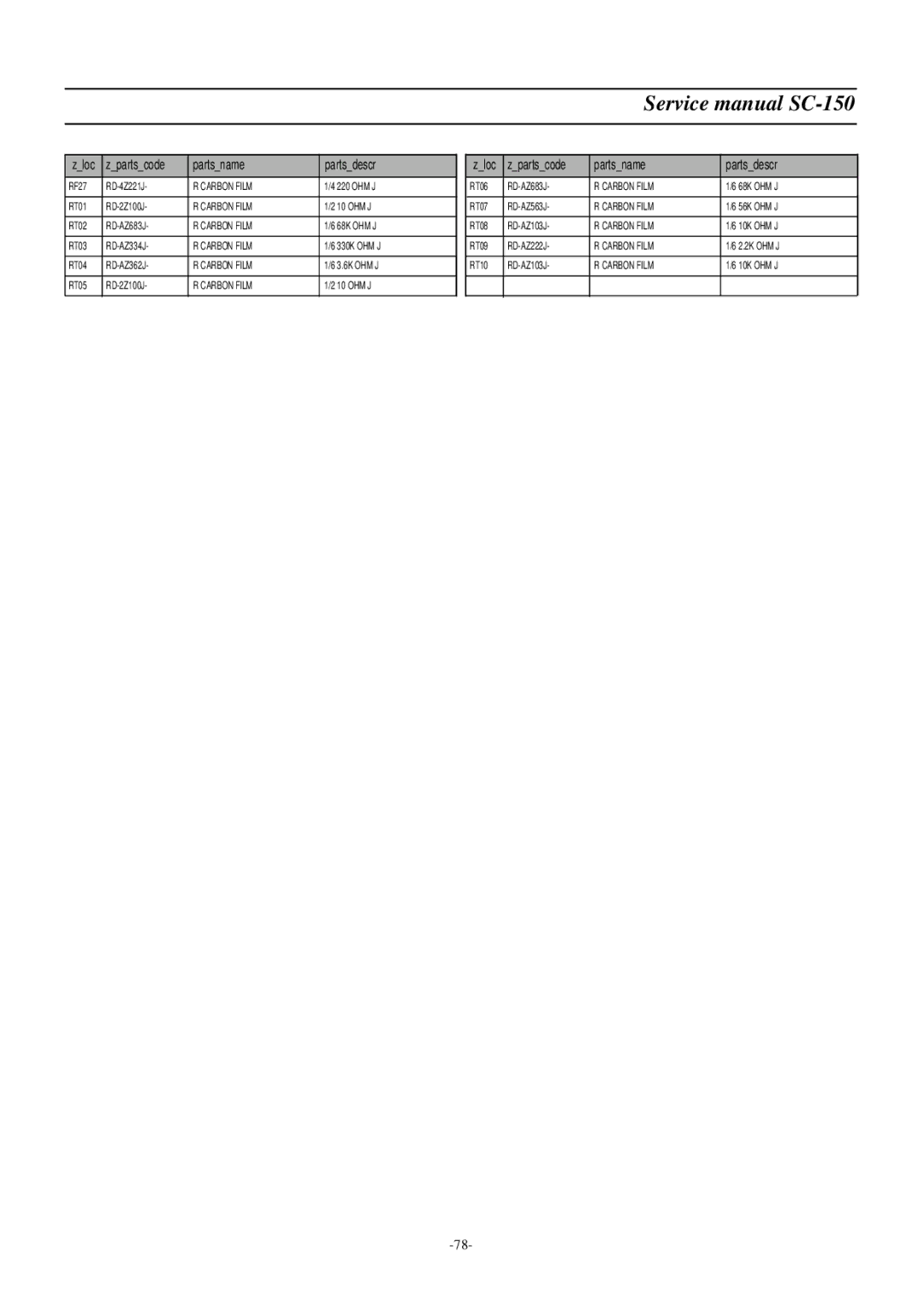 Daewoo DSC-3220E/3220L service manual RF27 RD-4Z221J 