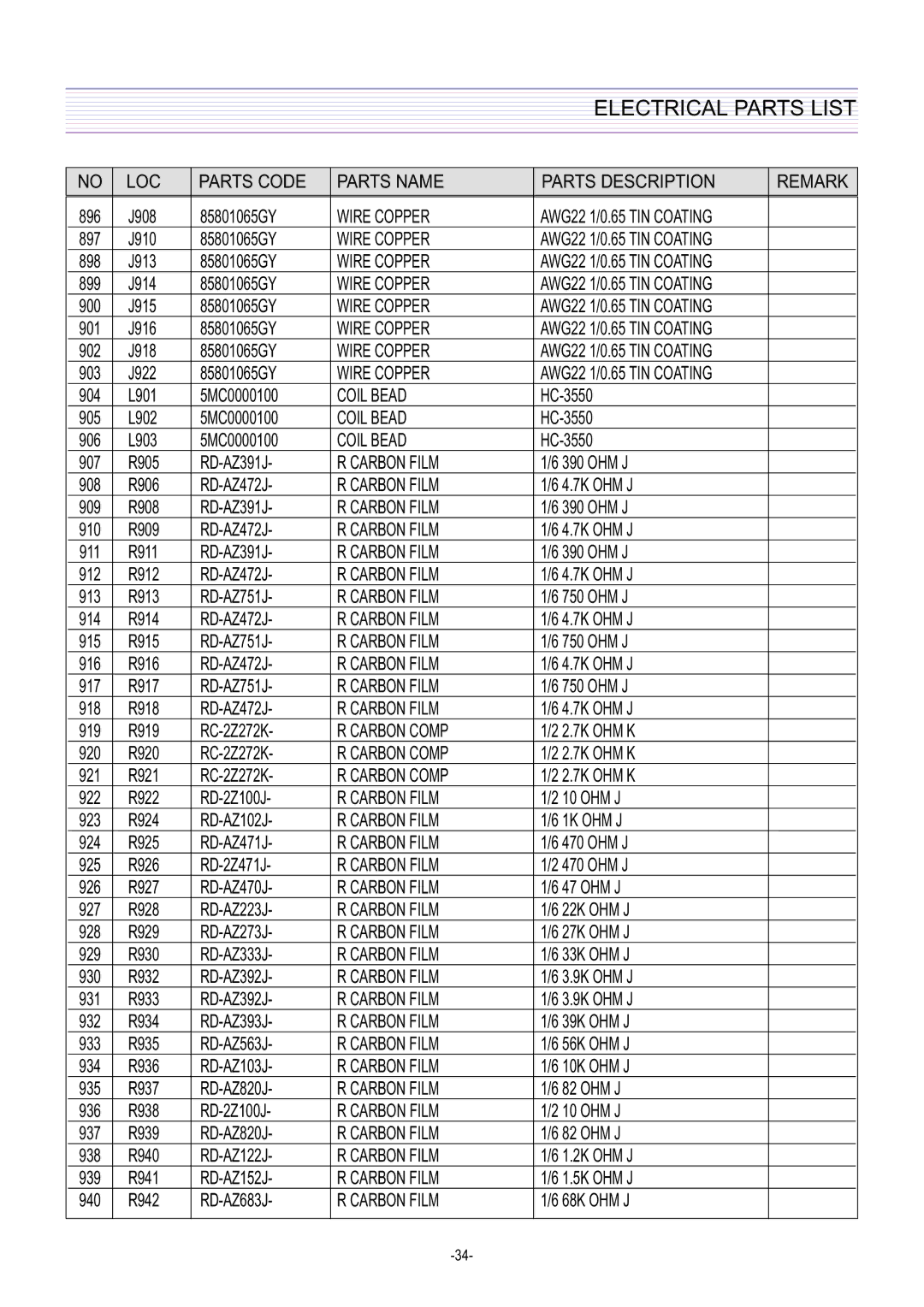 Daewoo DTQ-29U5SC/SSP, DTQ-29U1SC/SSP service manual 896 J908 85801065GY 