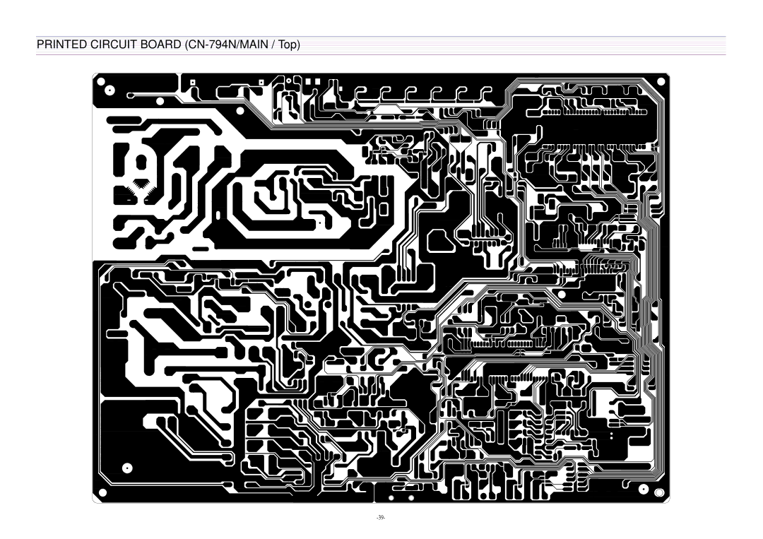 Daewoo DTQ-29U5SC/SSP, DTQ-29U1SC/SSP service manual Printed Circuit Board CN-794N/MAIN / Top 