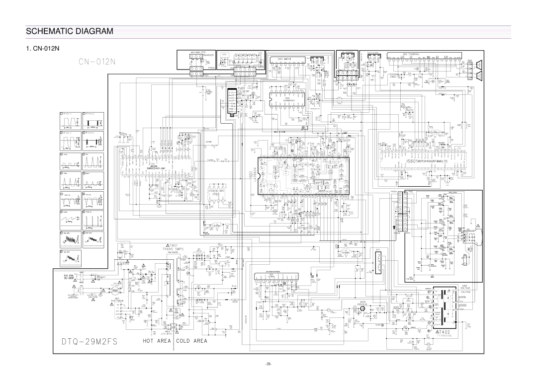 Daewoo DTQ-27U8SCN, DTQ-29U8SSN, DTQ-29M2FS, DTQ-29M5SSN service manual Schematic Diagram 