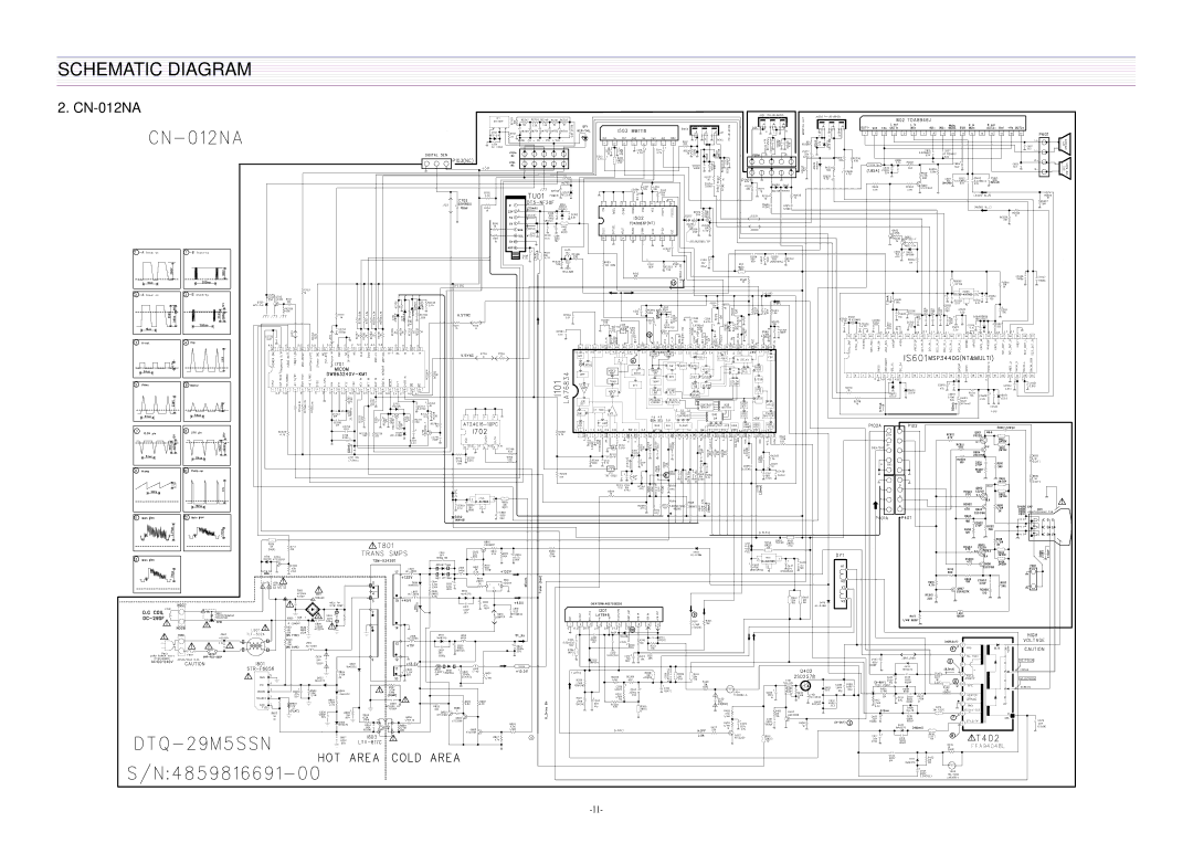 Daewoo DTQ-29U8SSN, DTQ-29M2FS, DTQ-29M5SSN, DTQ-27U8SCN service manual CN-012NA 