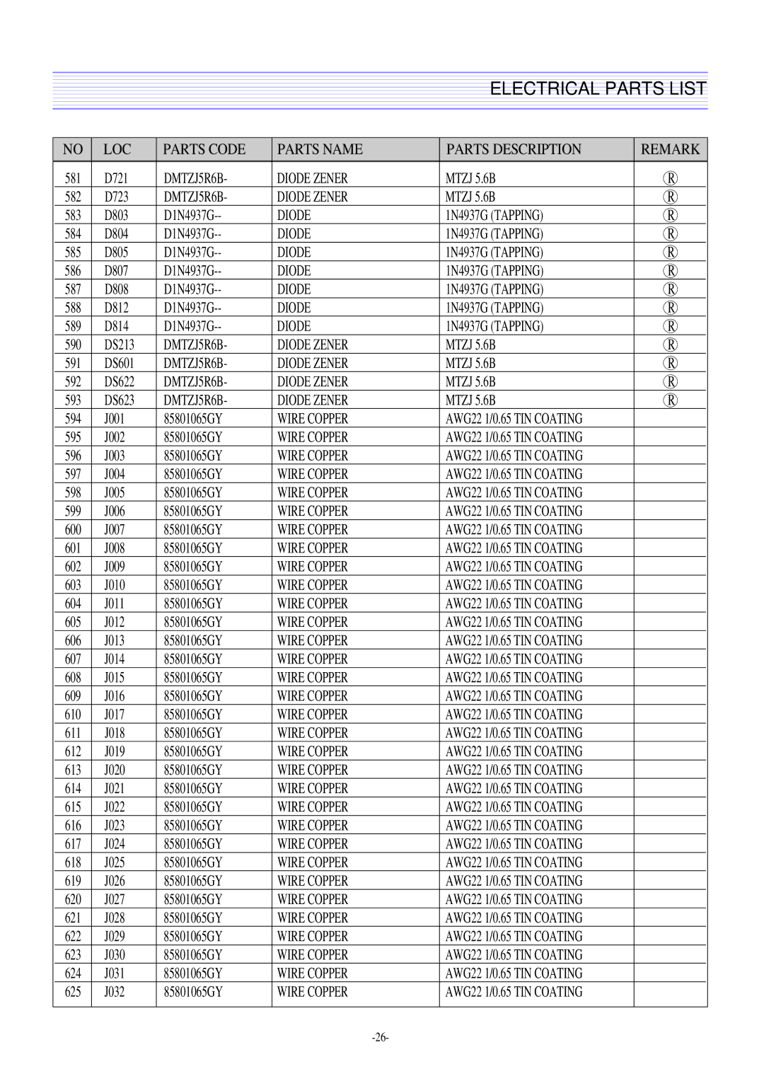 Daewoo DTQ-27U8SCN, DTQ-29U8SSN, DTQ-29M2FS, DTQ-29M5SSN service manual D721 