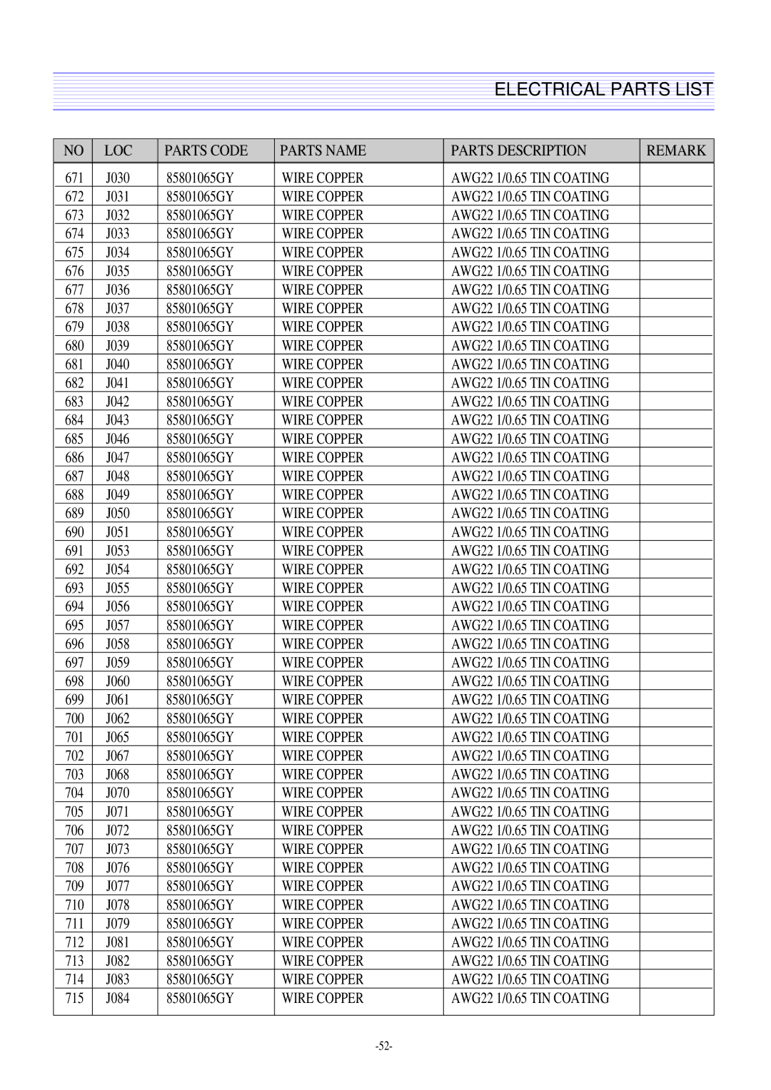 Daewoo DTQ-29M2FS, DTQ-29U8SSN, DTQ-29M5SSN, DTQ-27U8SCN service manual 671 J030 85801065GY 