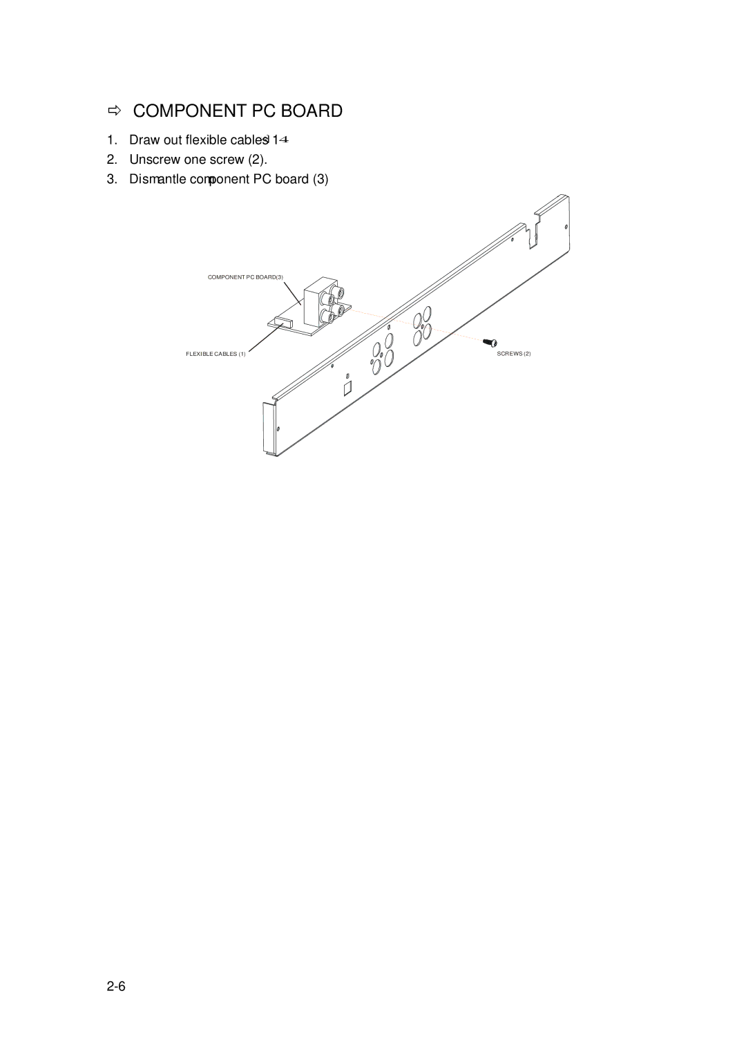 Daewoo DVG - 5300N, DVG - 8400N service manual Component PC Board 