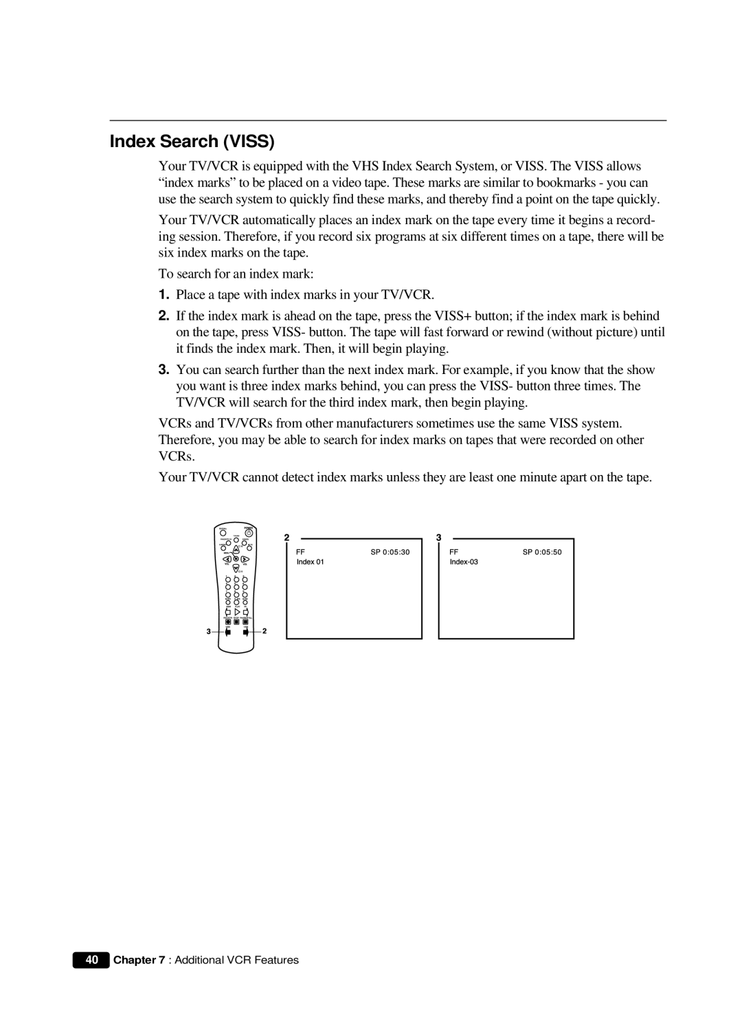 Daewoo DVQ 14H1FC instruction manual Index Search Viss 