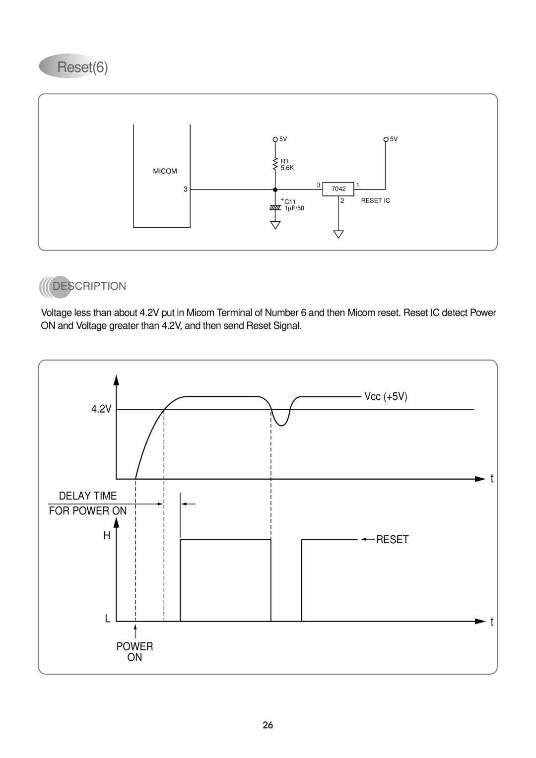 Daewoo DWC-121R service manual Reset6 