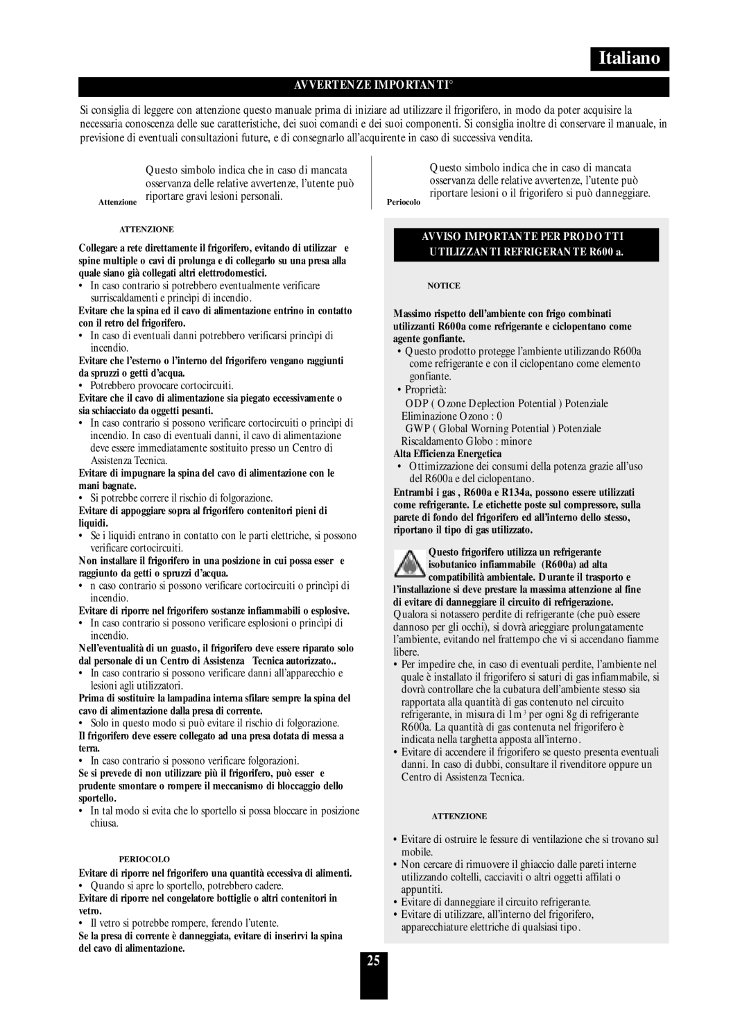 Daewoo ERF-38.A, ERF-36.A, RF-39.A, ERF-41.A manual Alta Efficienza Energetica 