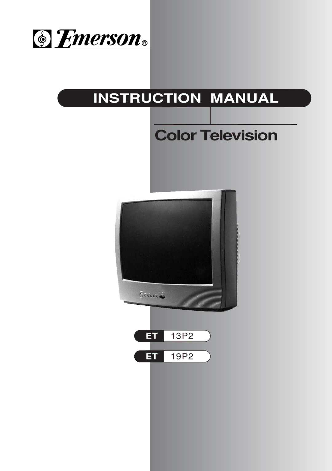 Daewoo ET 13P2, ET 19P2 instruction manual Color Television 