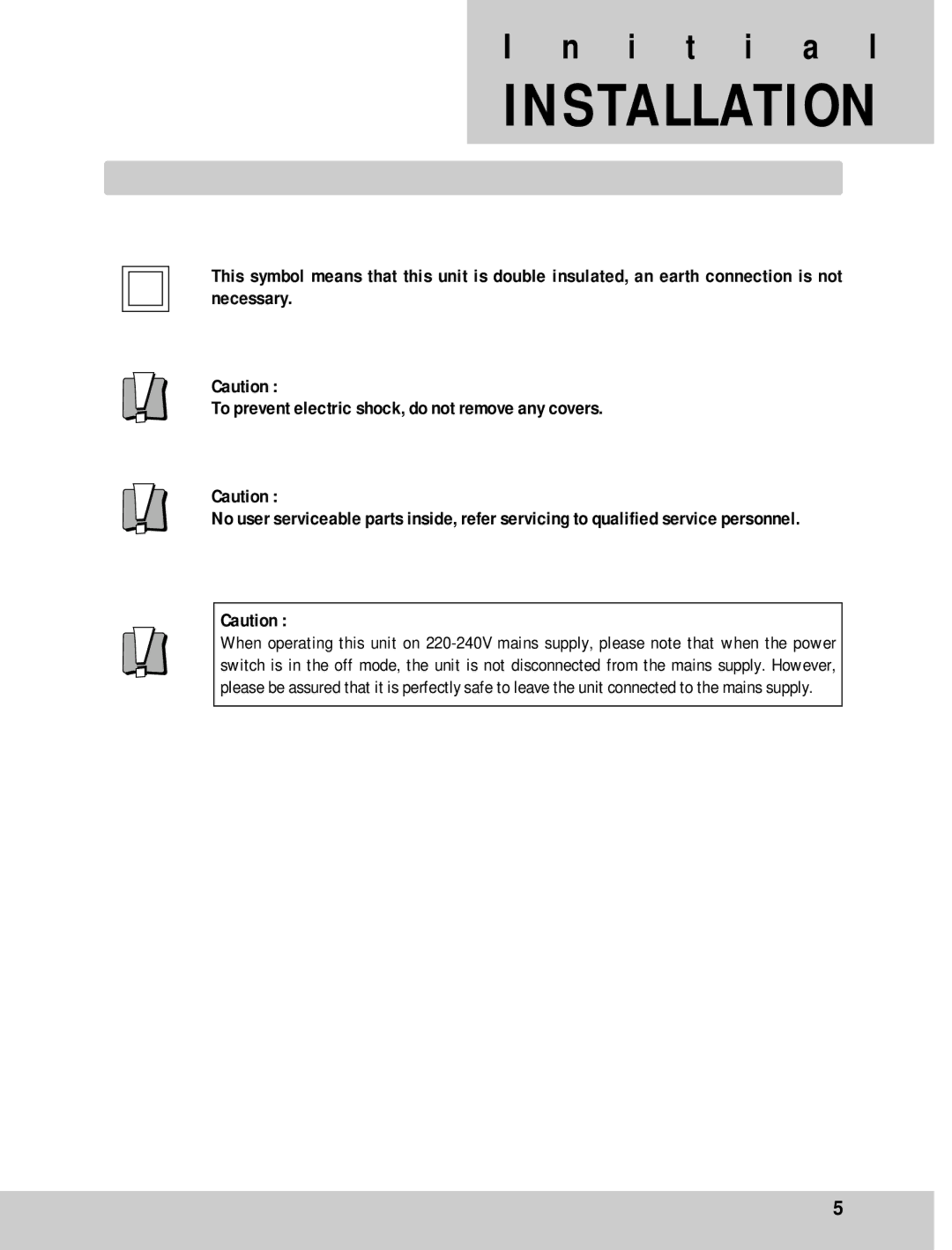 Daewoo GB14F8T1, GB20F8T2, GB21F1T2 instruction manual Installation 