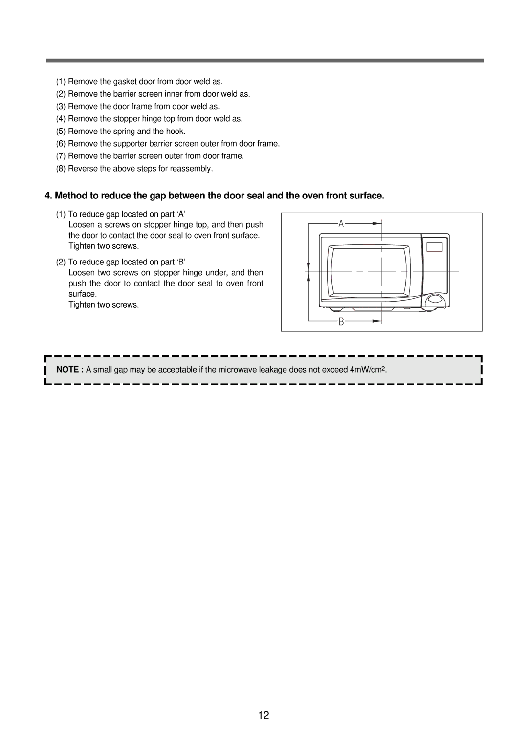 Daewoo KOR-630A1A, KOR-630A9A, KOR-630A0A service manual 