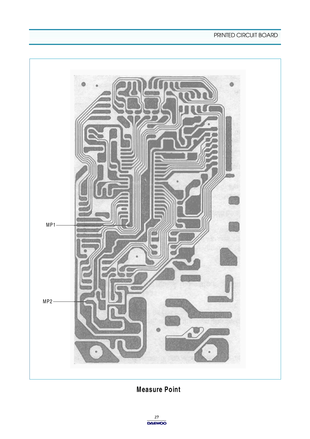 Daewoo KOR-861G0P, KOR-631G0P, KOR-631H0P service manual Printed Circuit Board 