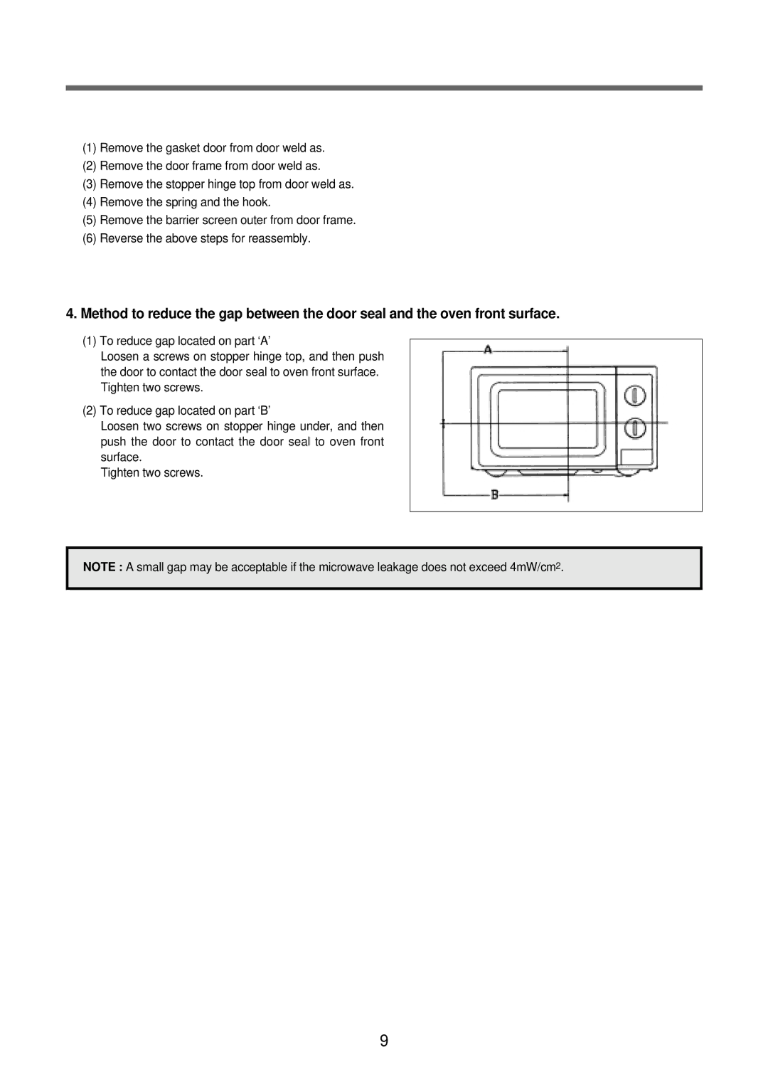 Daewoo KOR-63F79S, KOR-63F70S, KOR-63D70S service manual 