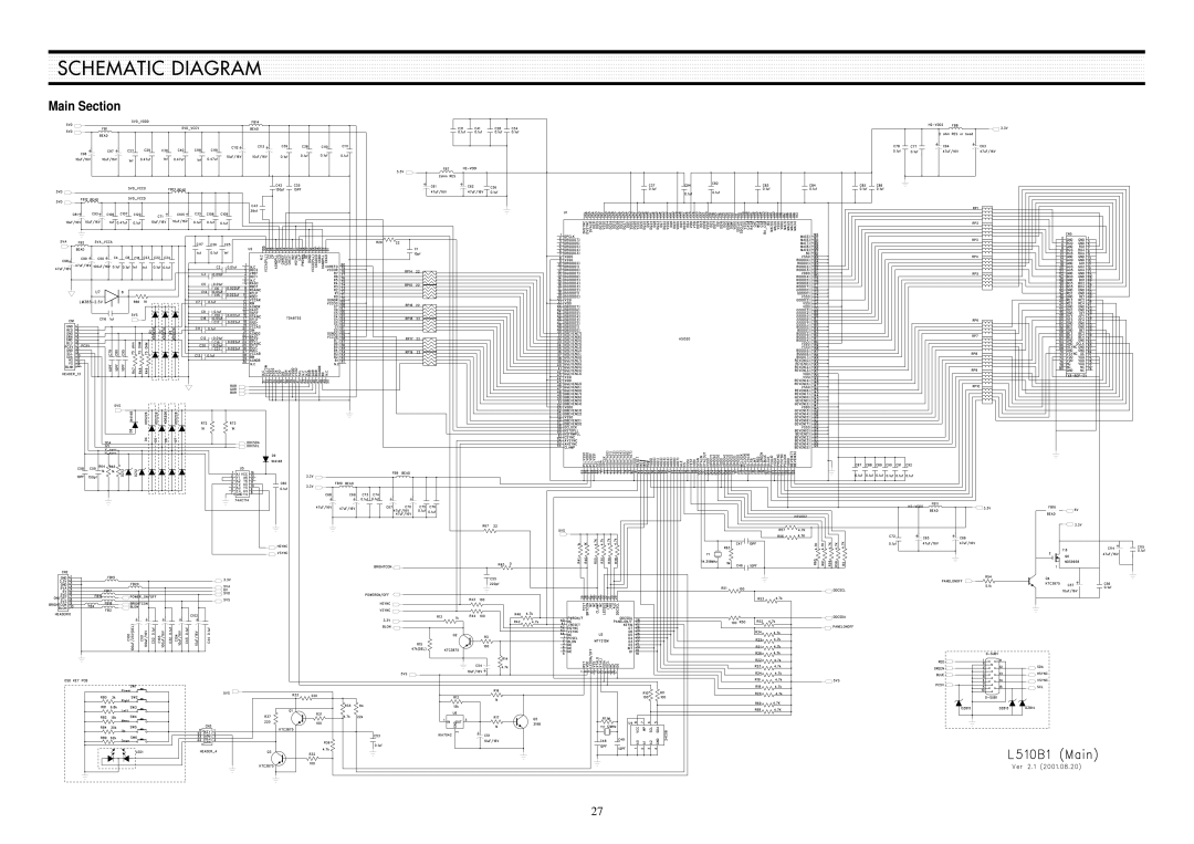 Daewoo L510B1 service manual Schematic Diagram 