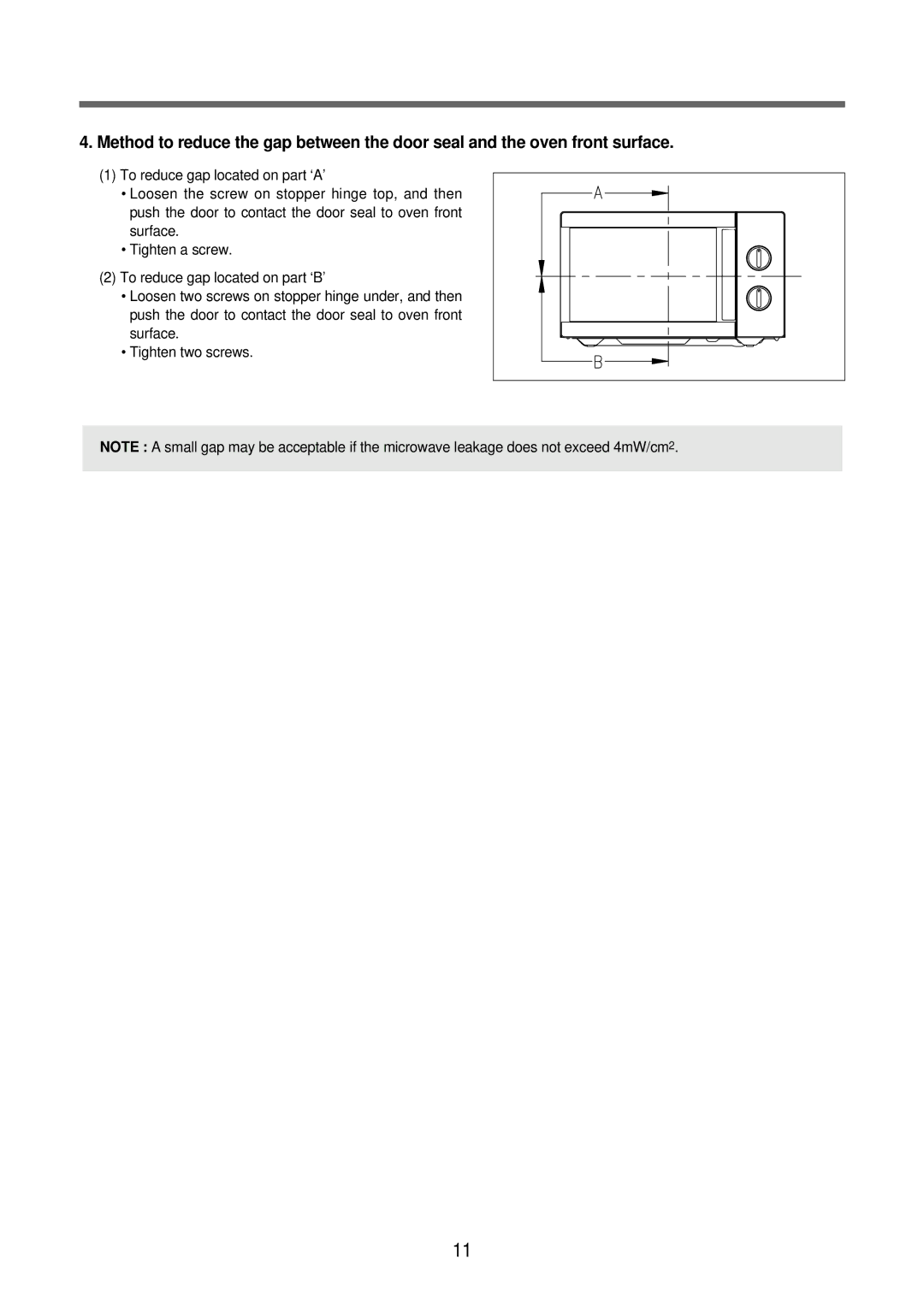 Daewoo Microwave Oven, KOR-6N575S service manual 