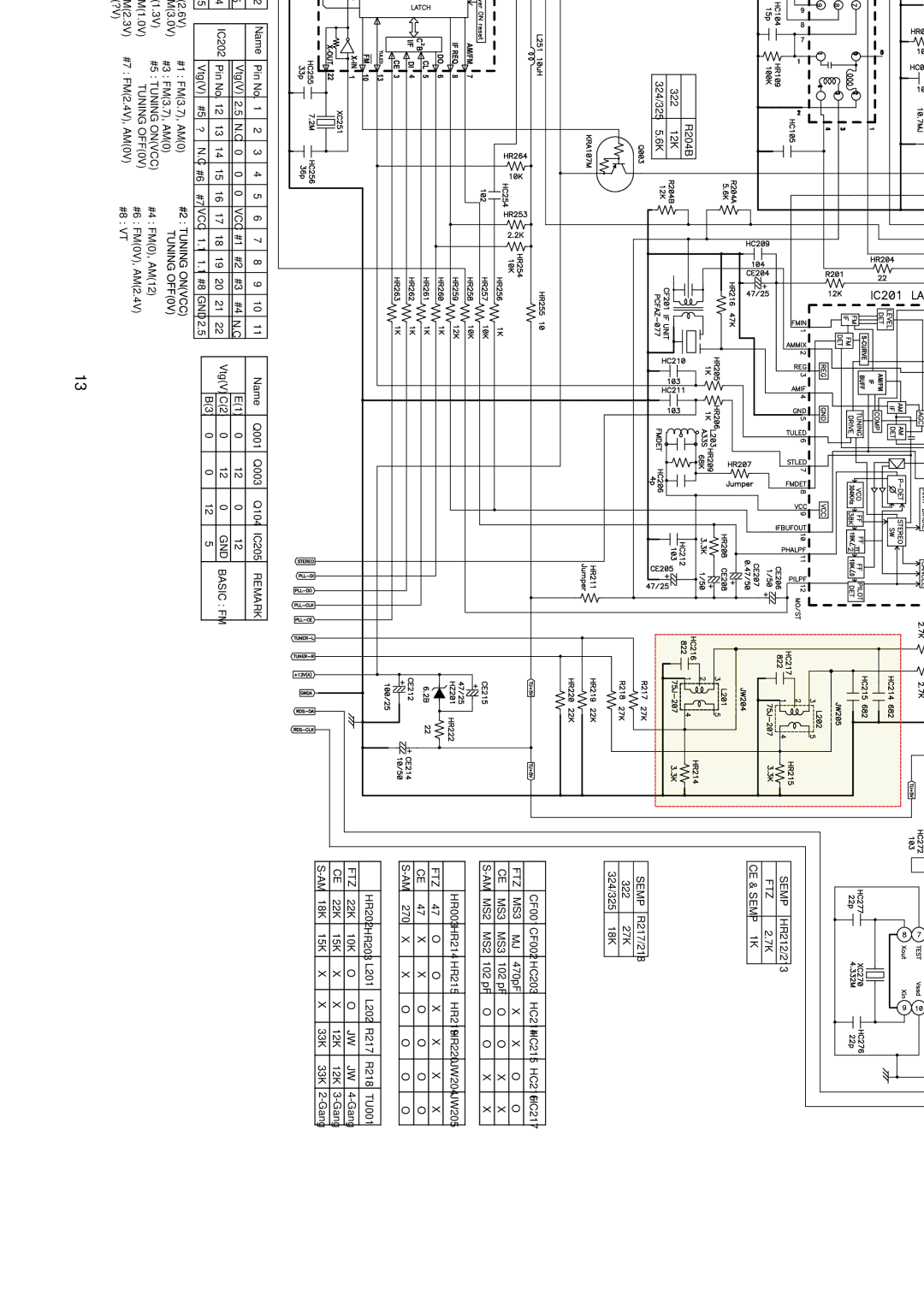 Daewoo XG332V service manual Tuner Section XG-332V Model only 