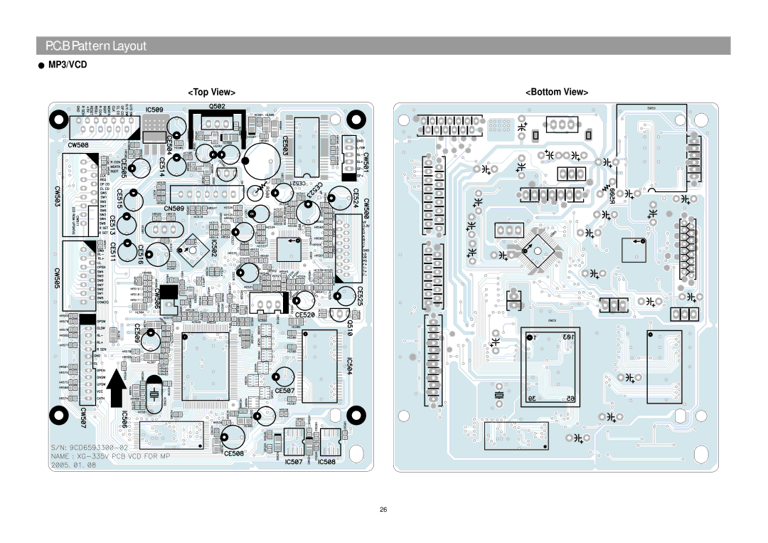 Daewoo XG332V service manual MP3/VCD 