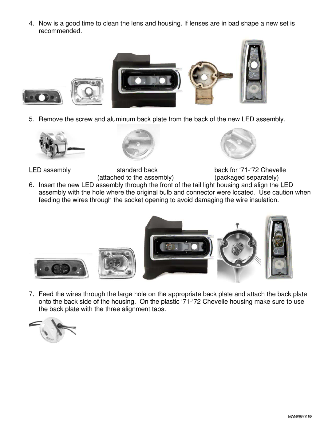 Dakota Digital LAT-NR160 installation instructions MAN#650158 