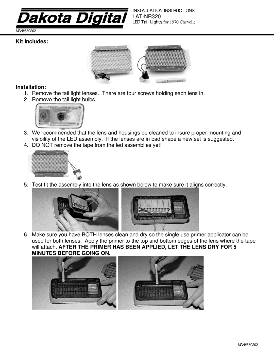 Dakota Digital LAT-NR320 installation instructions Kit Includes Installation, Minutes Before Going on 