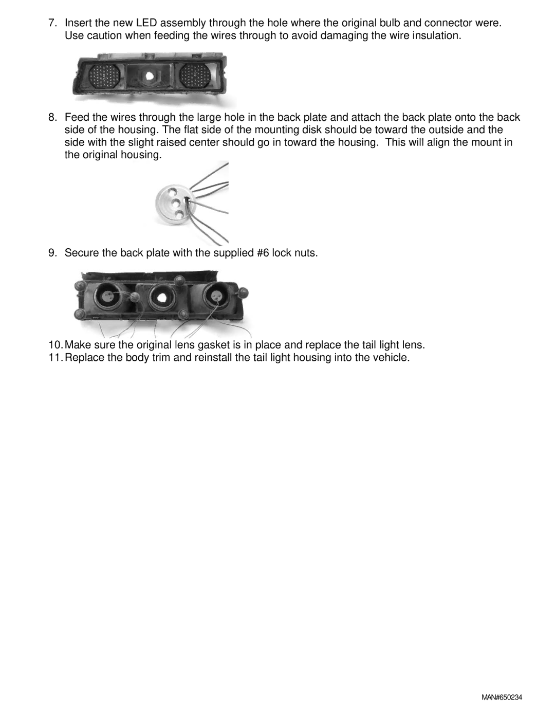 Dakota Digital LAT-NR401 installation instructions MAN#650234 