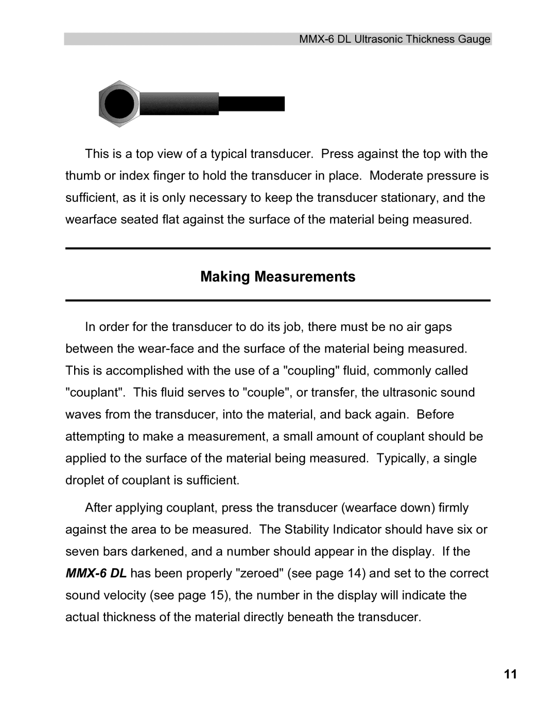 Dakota Digital MMX-6 operation manual Making Measurements 