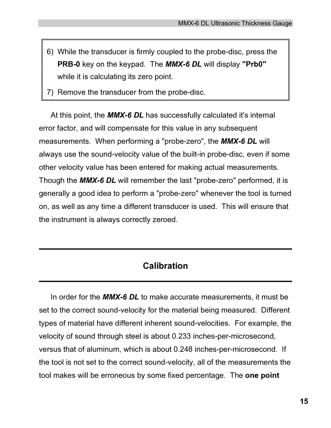 Dakota Digital MMX-6 operation manual Calibration 