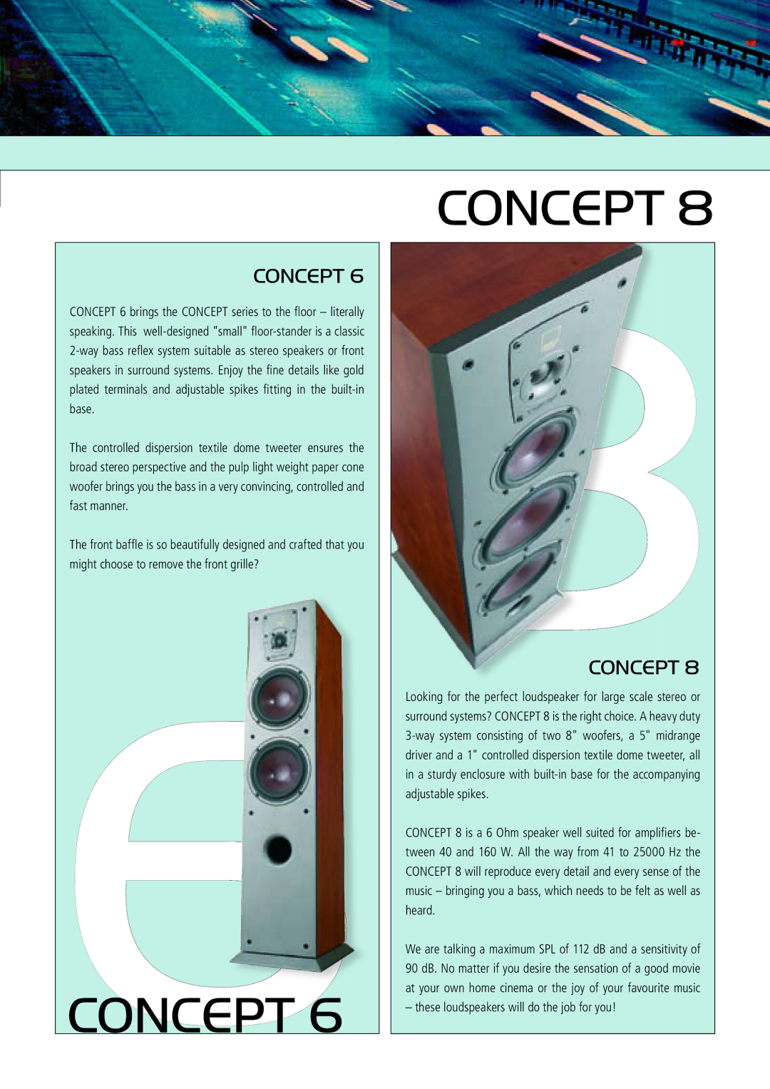 DALI Loudspeakers CONCEPT manual These loudspeakers will do the job for you 