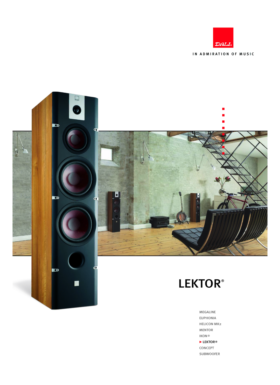 DALI Loudspeakers Lektor manual 