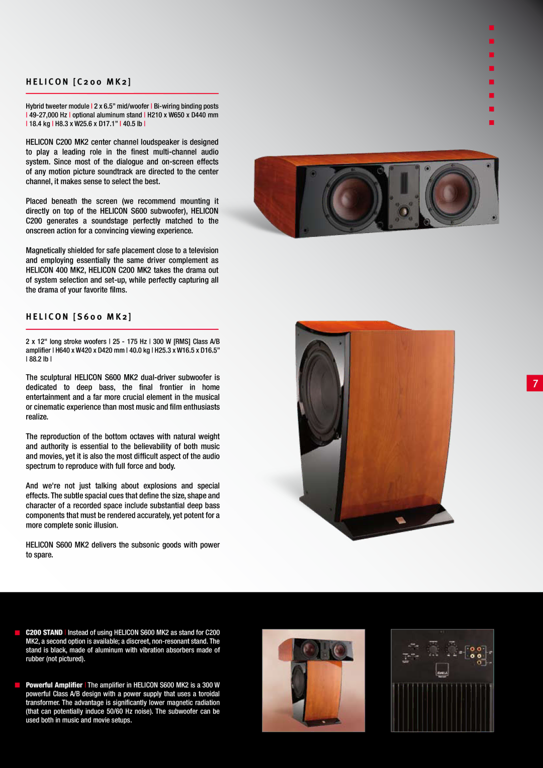 DALI Loudspeakers MK2 manual L I C O N C 2 0 0 M K 