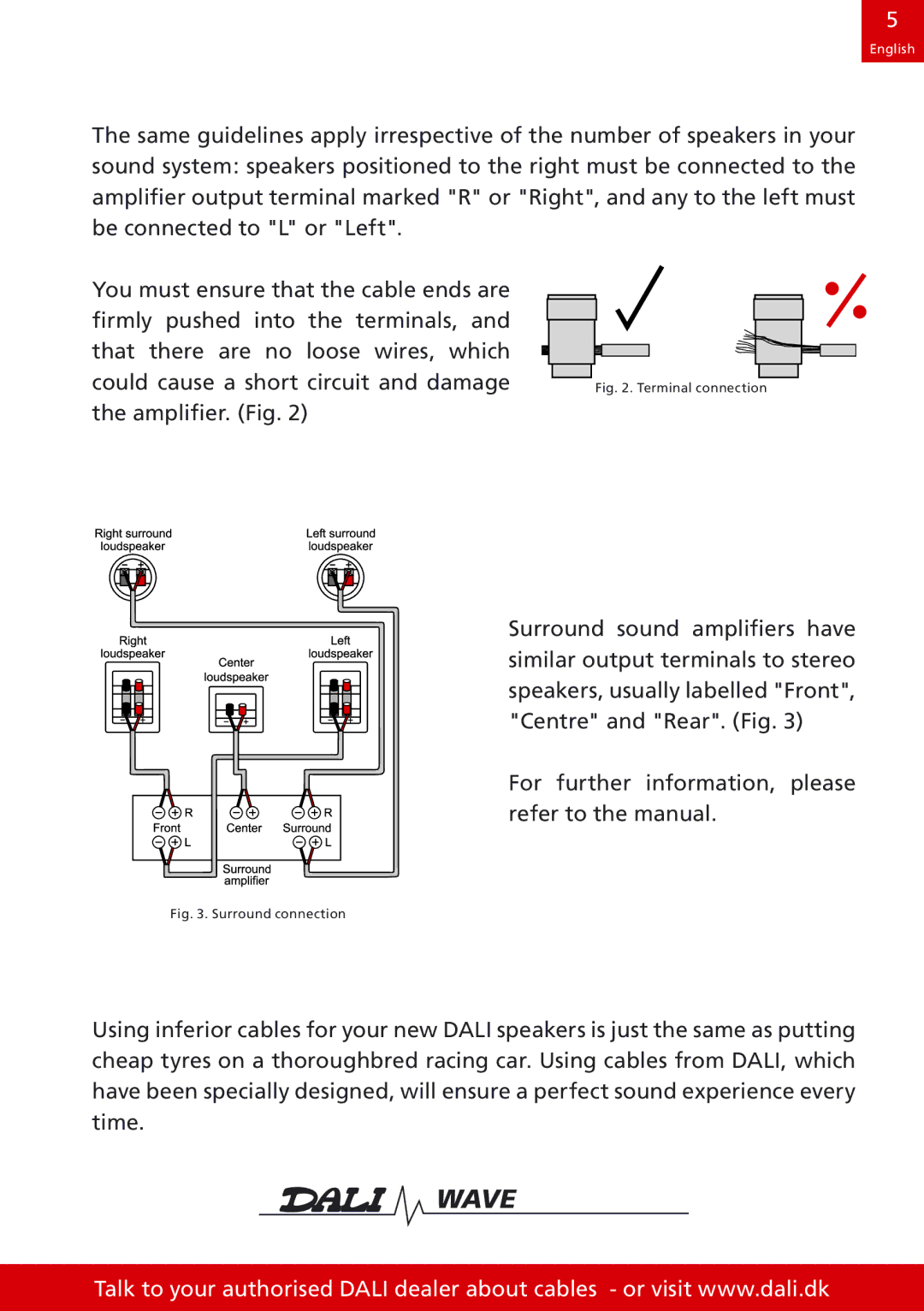 DALI Loudspeakers speakers manual Wave 