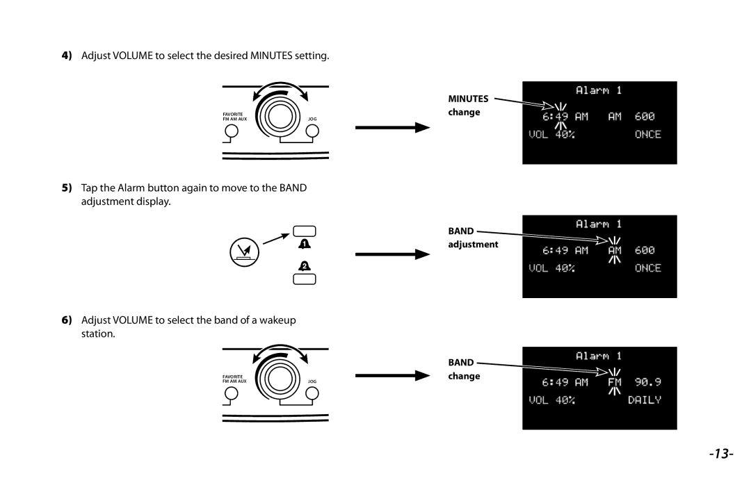 Danby 820HD manual Adjust Volume to select the desired Minutes setting 