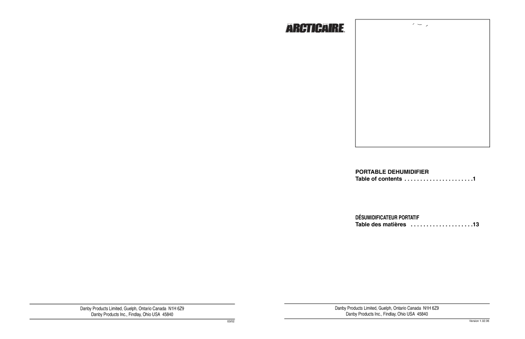 Danby ADR4066, ADR3006 owner manual 