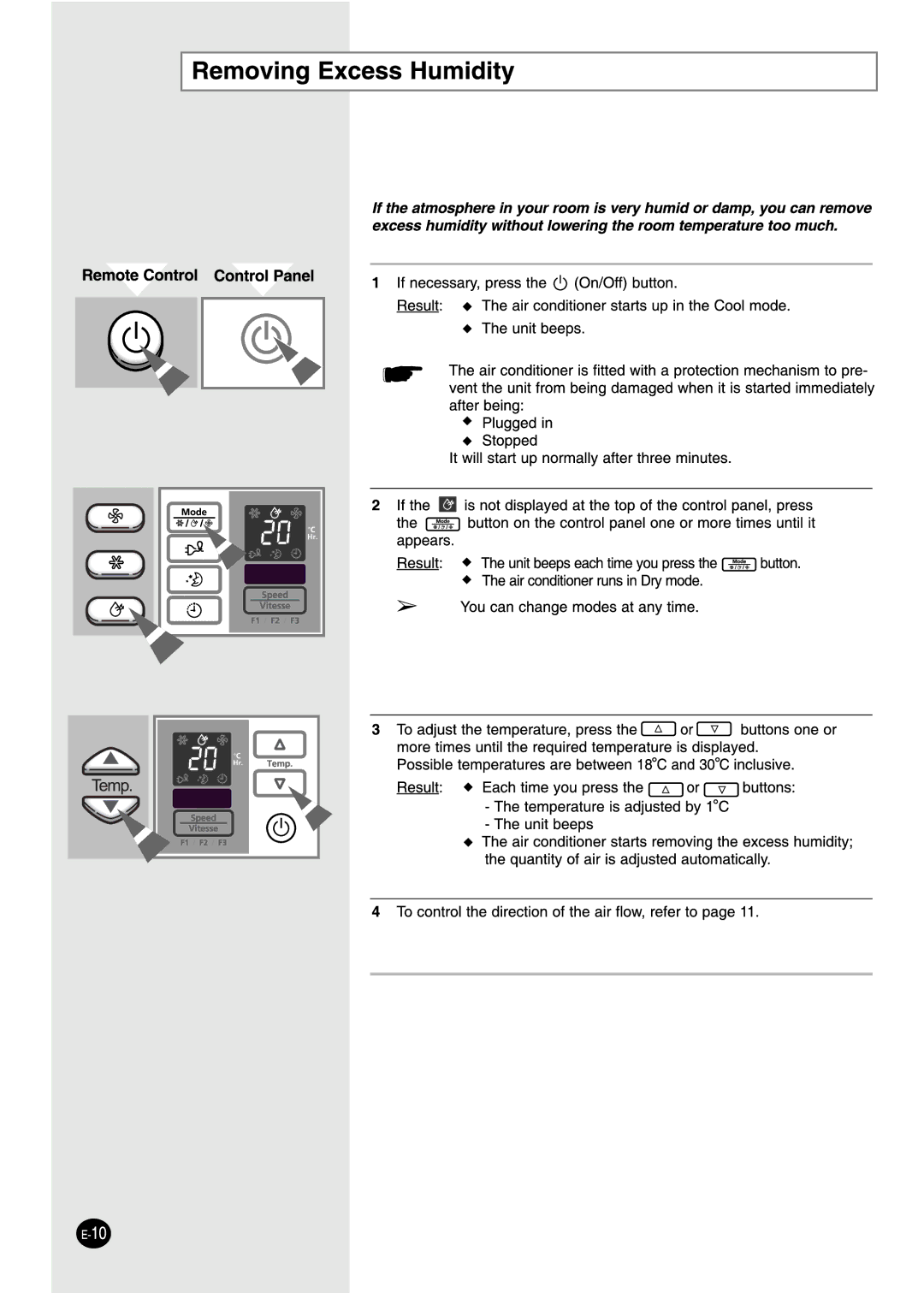 Danby dac10507ee, dac12070ee manual 