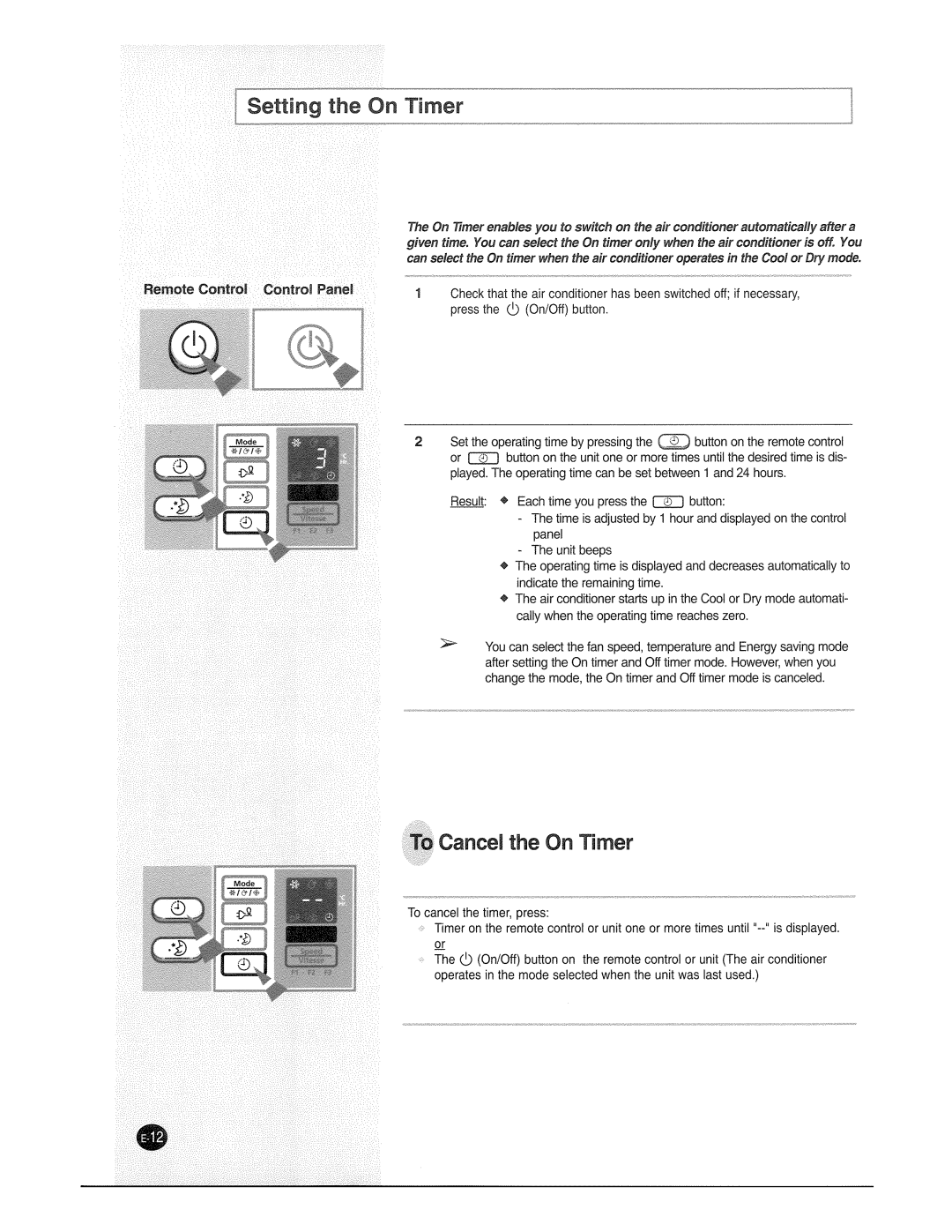 Danby DAC12078EE manual 