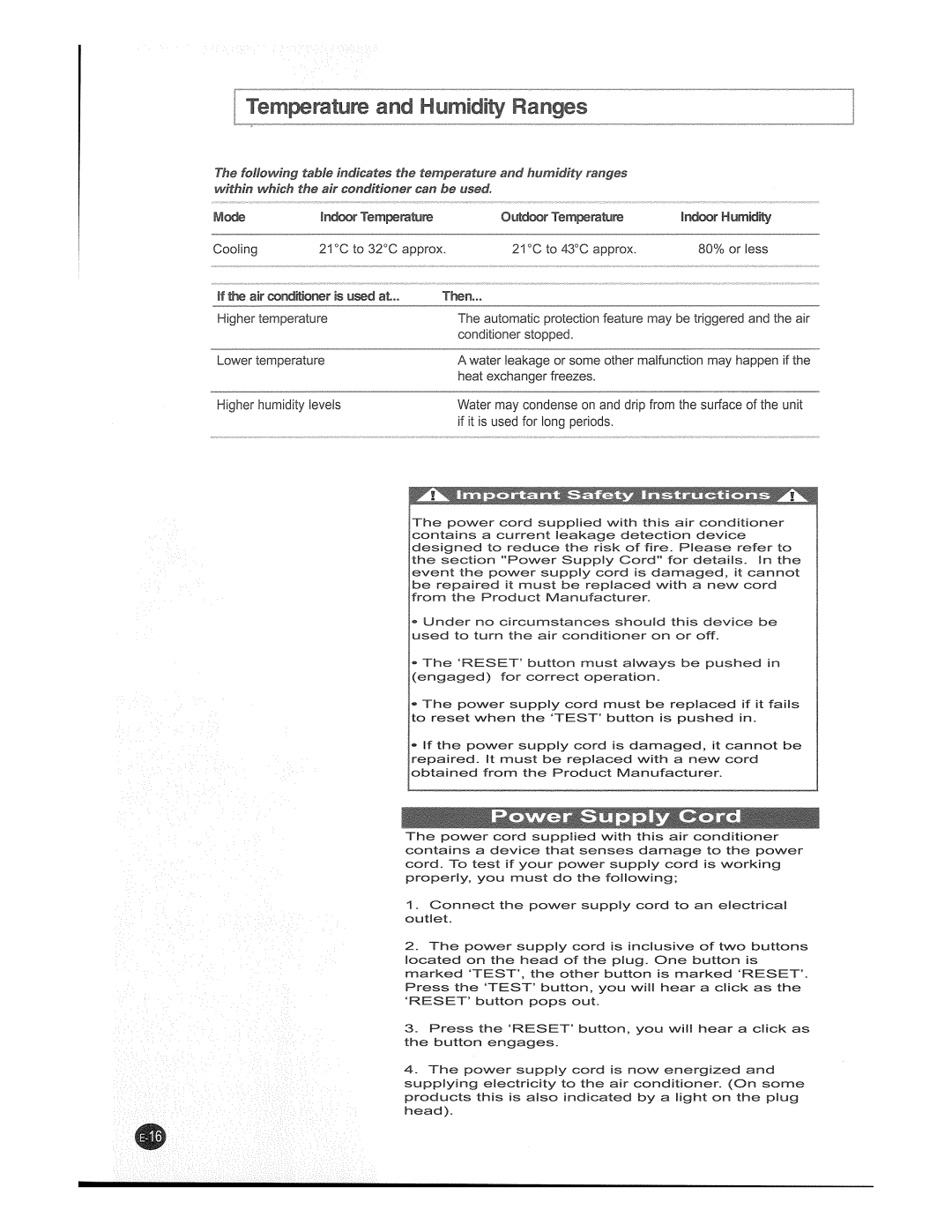 Danby DAC12078EE manual 